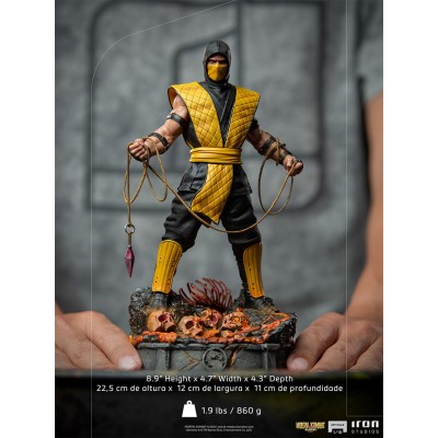 Статуетка Iron Studios Mortal Kombat - Scorpion Art Scale 1/10 Statue